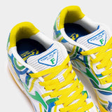 Joma Top Flex Rebound Futsal Ferrão Indoor Soccer Shoes - Blanc / Jaune / Vert