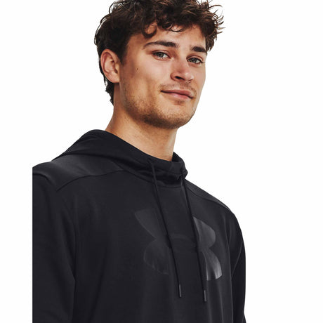 UA Armour Fleece Hoodie sweatshirt à capuchon pour homme - Black