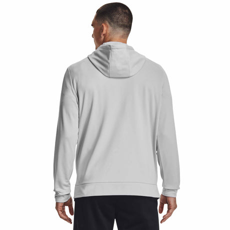 UA Armour Fleece Hoodie sweatshirt à capuchon pour homme - Halo Gray Light Heather