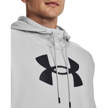 UA Armour Fleece Hoodie sweatshirt à capuchon pour homme - Halo Gray Light Heather