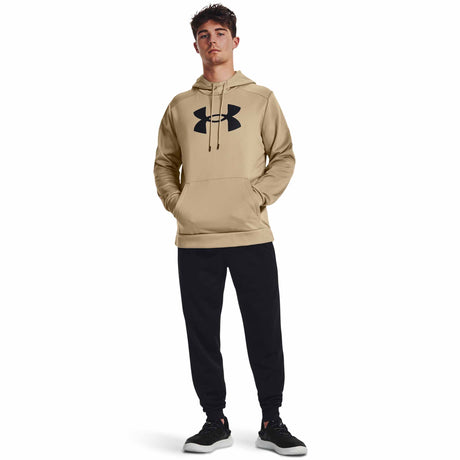 UA Armour Fleece Hoodie sweatshirt à capuchon pour homme - City Khaki