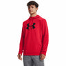 UA Armour Fleece Hoodie sweatshirt à capuchon pour homme - Red / Black