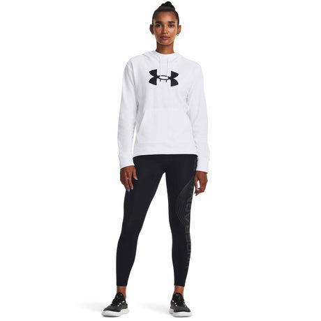 UA Armour Fleece Big Logo Hoodie chandail en molleton à capuche femme - White