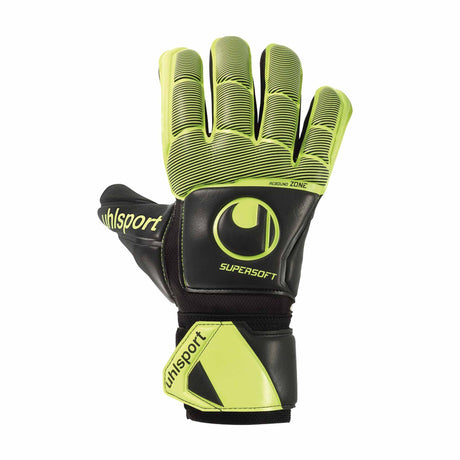 Uhlsport Supersoft HN Flex Frame gants de gardien de but - Noir / Vert