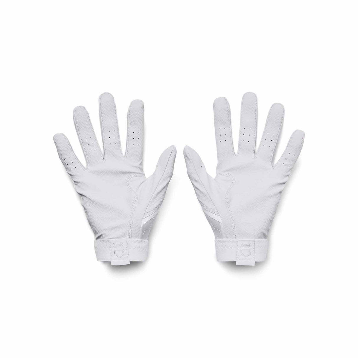 Under Armour Clean Up Batting Gloves gants de baseball - Blanc / Blanc