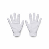 Under Armour Clean Up Batting Gloves gants de baseball - Blanc / Blanc