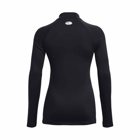 UA ColdGear Authentics Mock couche de base manches longues femme - Noir