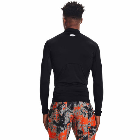 Under Armour ColdGear Compression Mock chandail à manches longues pour hommes - Noir