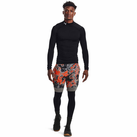 Under Armour ColdGear Compression Mock chandail à manches longues pour hommes - Noir