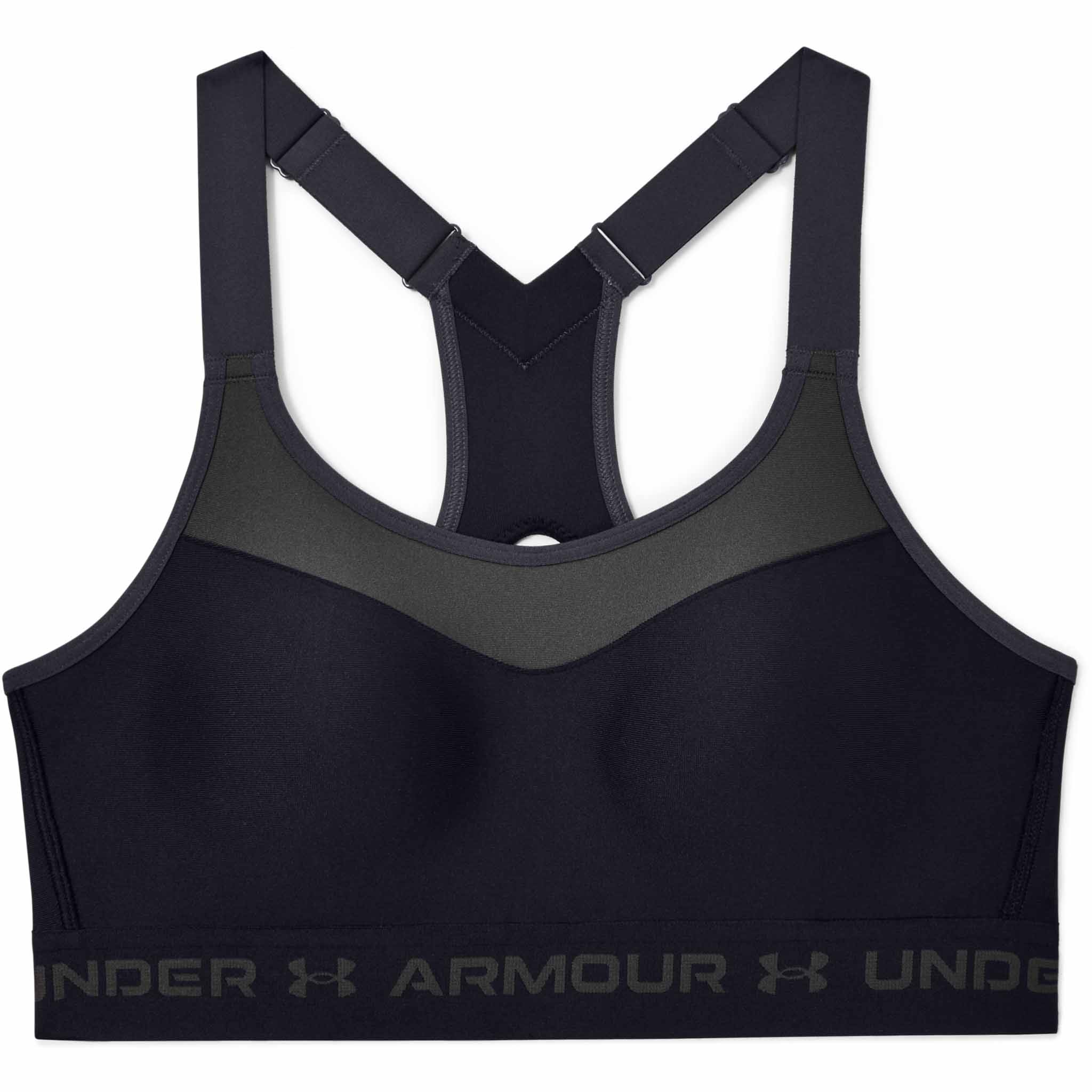Under Armour Training low support crossback sports bra in black