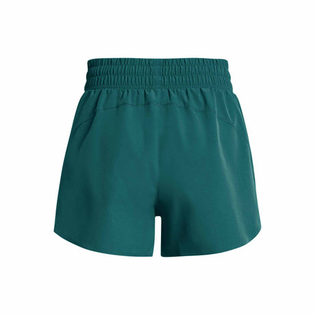 UA Flex short tissé 8 cm femme dos - hydro teal