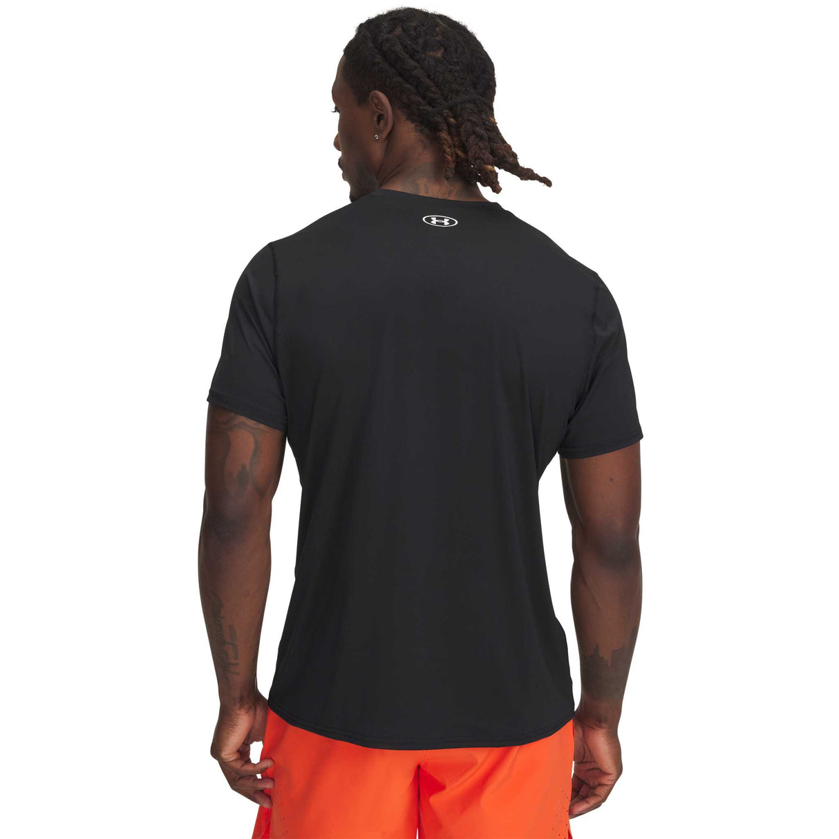 Under Armour HeatGear Fitted T-shirt à manches courtes hommes dos - noir