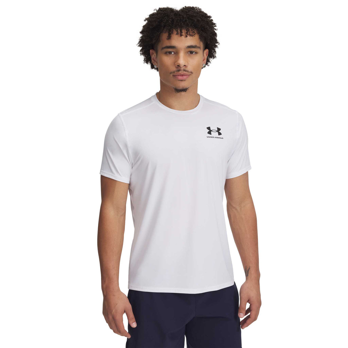 Under Armour HeatGear Fitted T-shirt à manches courtes hommes - blanc