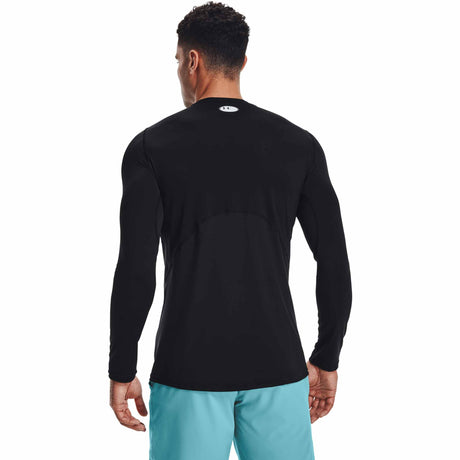 Under Armour HeatGear Armour Fitted T-shirt à manches longues pour hommes - Noir