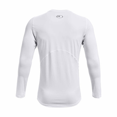 Under Armour HeatGear Armour Fitted T-shirt à manches longues pour hommes - Blanc