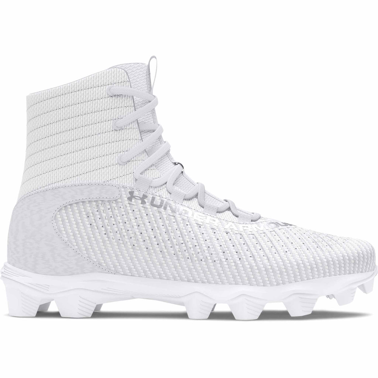 Under Armour Highlight 2.0 RM chaussures de football pour homme - White / White / Metallic Silver