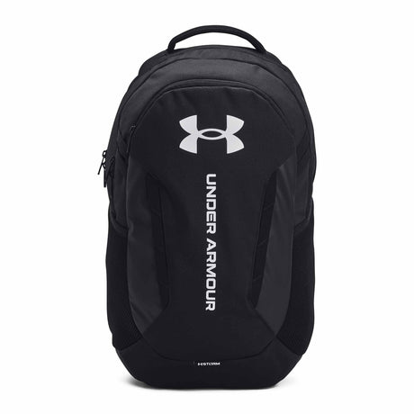 UA Hustle 6.0 sac a dos sport - Noir / Noir / Blanc