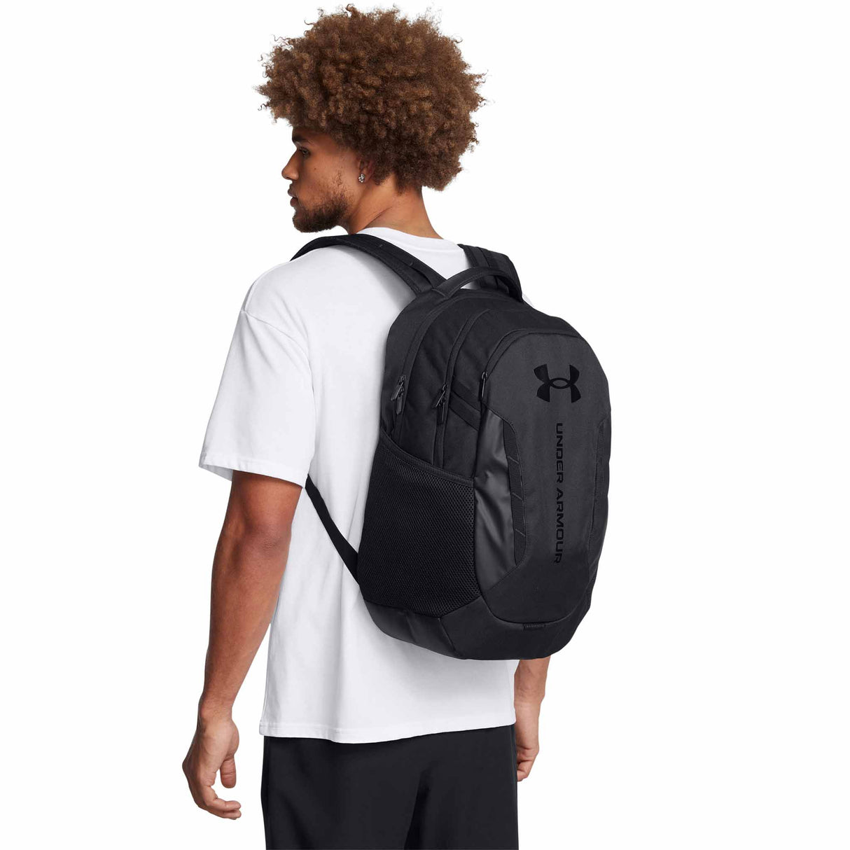 UA Hustle 6.0 sac a dos sport live - Noir / Noir / Noir