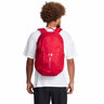 UA Hustle 6.0 Team sac a dos sport - Red / Metallic Silver