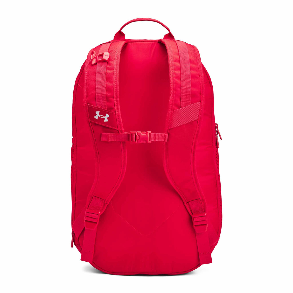 UA Hustle 6.0 Team sac a dos sport - Red / Metallic Silver