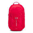 UA Hustle 6.0 Team sac a dos sport - Red / Metallic Silver