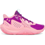 Under Armour Jet 23 chaussures de basketball pour enfant - Andromeda Purple / Pink Vortex / Cosmo Pink