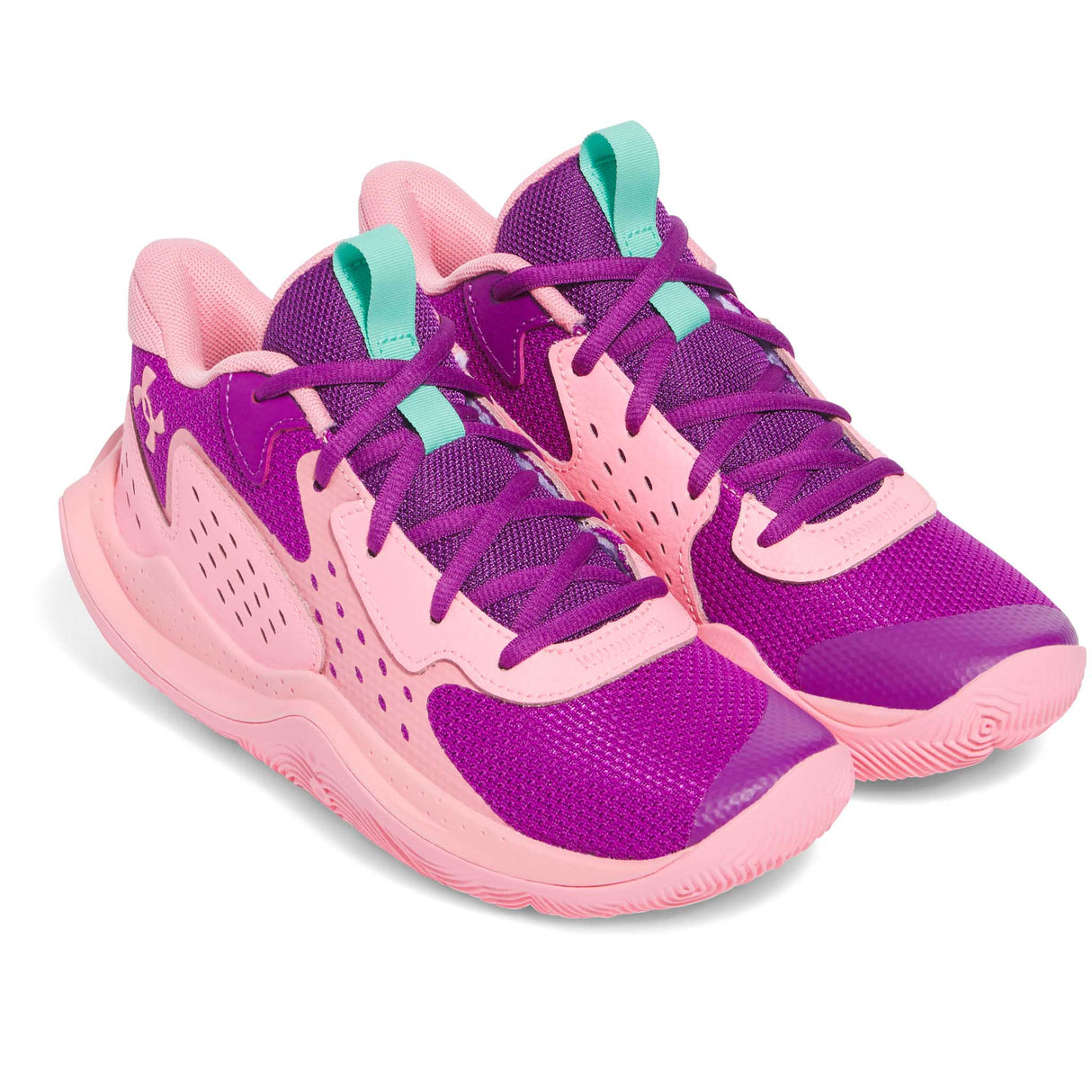 Under Armour Jet 23 chaussures de basketball pour enfant paire - Andromeda Purple / Pink Vortex / Cosmo Pink