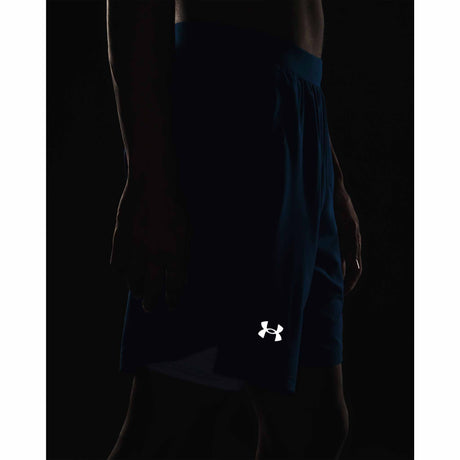 Under Armour Launch 7 pouces shorts de course à pied pour homme 2-en-1 - Varsity Blue / Blizzard