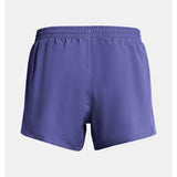 UA Fly-By short 8 cm (3 po) pour femme dos - Starlight / Reflective