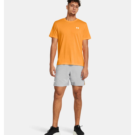 Under Armour Launch shorts homme 7 pouces live - Mod Gray / Nova Orange / Reflective