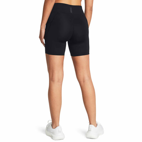 Under Armour Launch shorts cuissard 6 pouces femme dos live - black / reflective