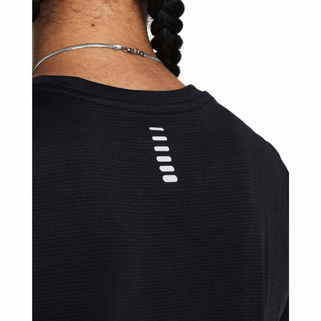 Under Armour Launch t-shirt à manches courtes femme details live - Black / Reflective