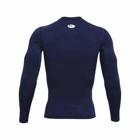 UA HeatGear Armour - Haut à manches longues pour homme dos - midnight navy / white