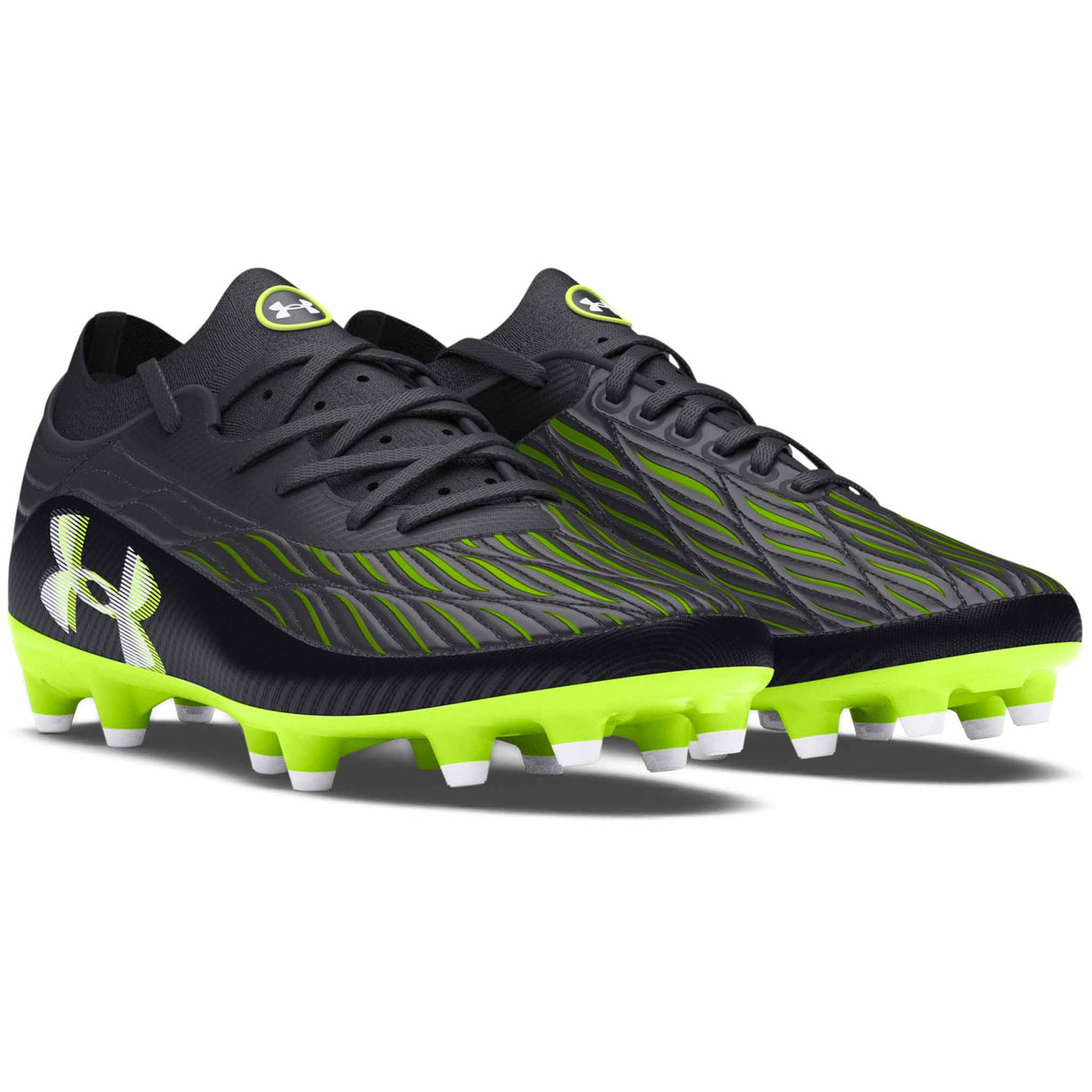 Under Armour Magnetico 4 Pro FG Soccer Cleats - Black / Anthracite / White