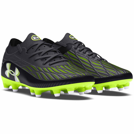 Under Armour Magnetico 4 Pro FG Soccer Cleats - Black / Anthracite / White