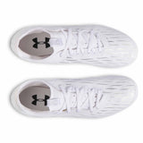 Under Armour Magnetico Select 4.0 FG Soccer Cleats - White / White / Black