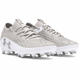 UA Magnetico Select 4 FG chaussures de soccer - White / White Clay / Metallic Silver