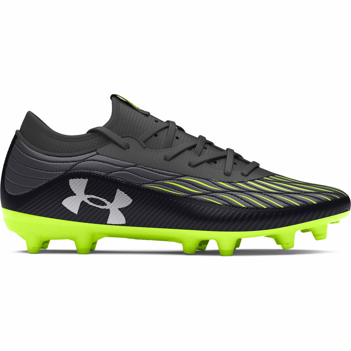 Under Armour Magnetico Select JR 4.0 FG chaussures de soccer enfants - Noir / Antracite / Blanc