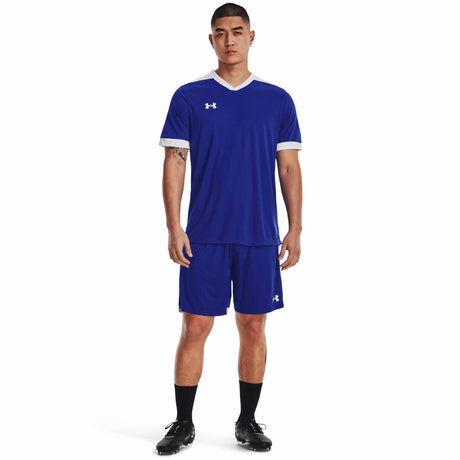 UA Maquina 3.0 chandail de soccer face - bleu royal / blanc