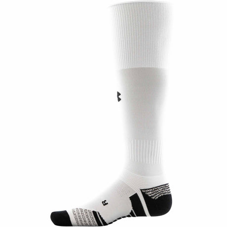 UA bas de soccer Team Over-The-Calf unisexe - Blanc