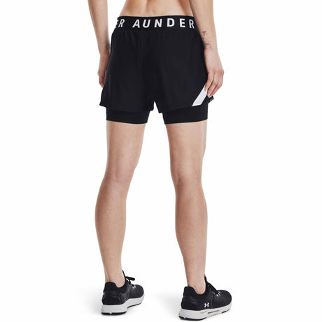 Under Armour Play Up 2-en-1 shorts pour femme - Black / White