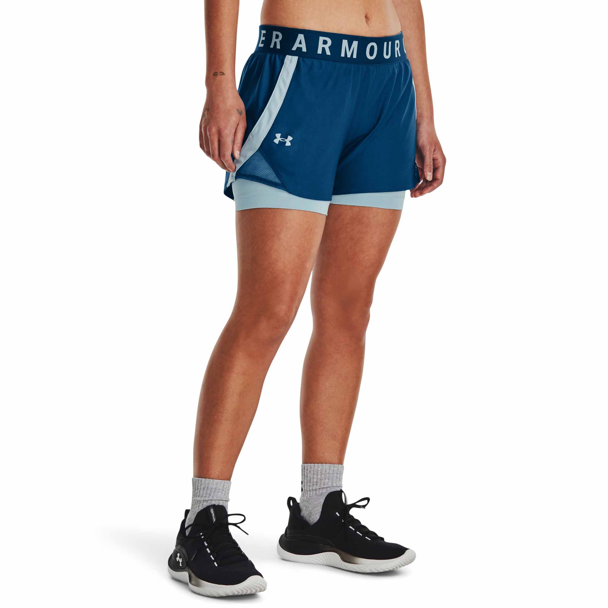 UA Play Up 2-en-1 shorts pour femme – Soccer Sport Fitness