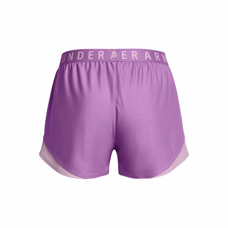 UA Play Up 3.0 Shorts sport femme dos - Provence Purple / Purple Ace