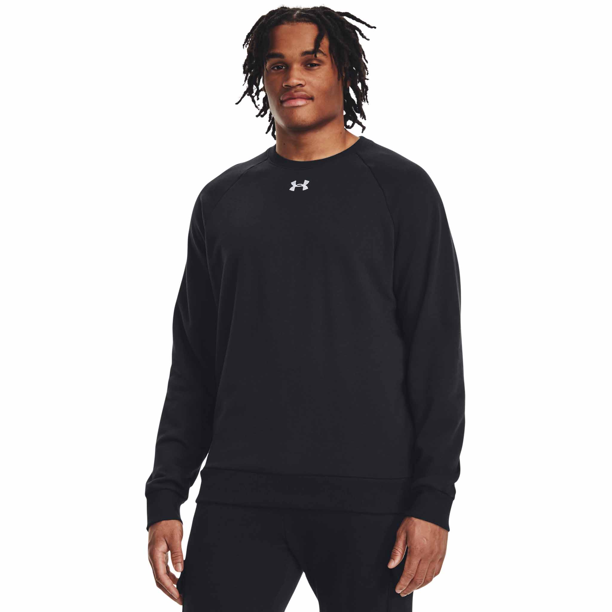 Under Armour Mens Rival Fleece Crew T-Shirt, (176) Fresh Clay / / Onyx  White, Small at  Men's Clothing store