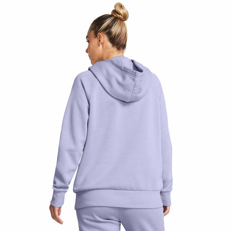 UA Rival Fleece Hoodie chandail en molleton à capuche femme - Celeste / White