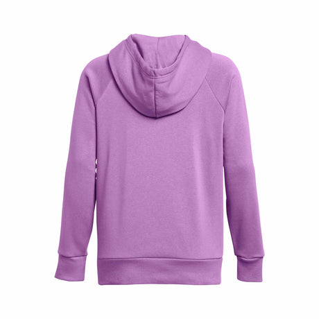 Under Armour Rival Fleece Hoodie chandail en molleton à capuche femme dos -Provence Purple / Purple Ace