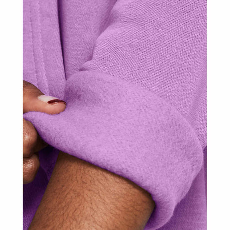 Under Armour Rival Fleece Hoodie chandail en molleton à capuche femme details -Provence Purple / Purple Ace