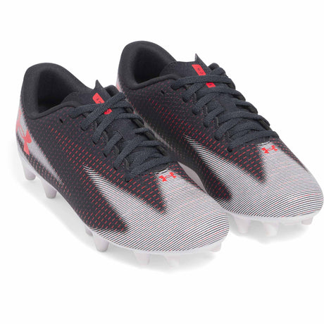 Under Armour Shadow Select 3 FG Soccer Cleats - Anthracite / White / Racer Red