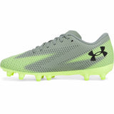 Under Armour Shadow Select 3 FG Soccer Cleats - Silica Green / Hi-Vis Yellow / Black