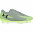 Under Armour Shadow Select 3 FG Soccer Cleats - Silica Green / Hi-Vis Yellow / Black